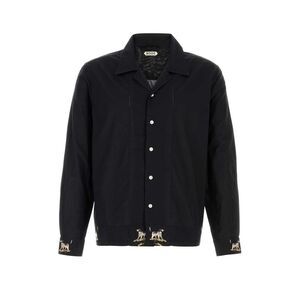 Bode Men Black Poplin Pointer Shirt